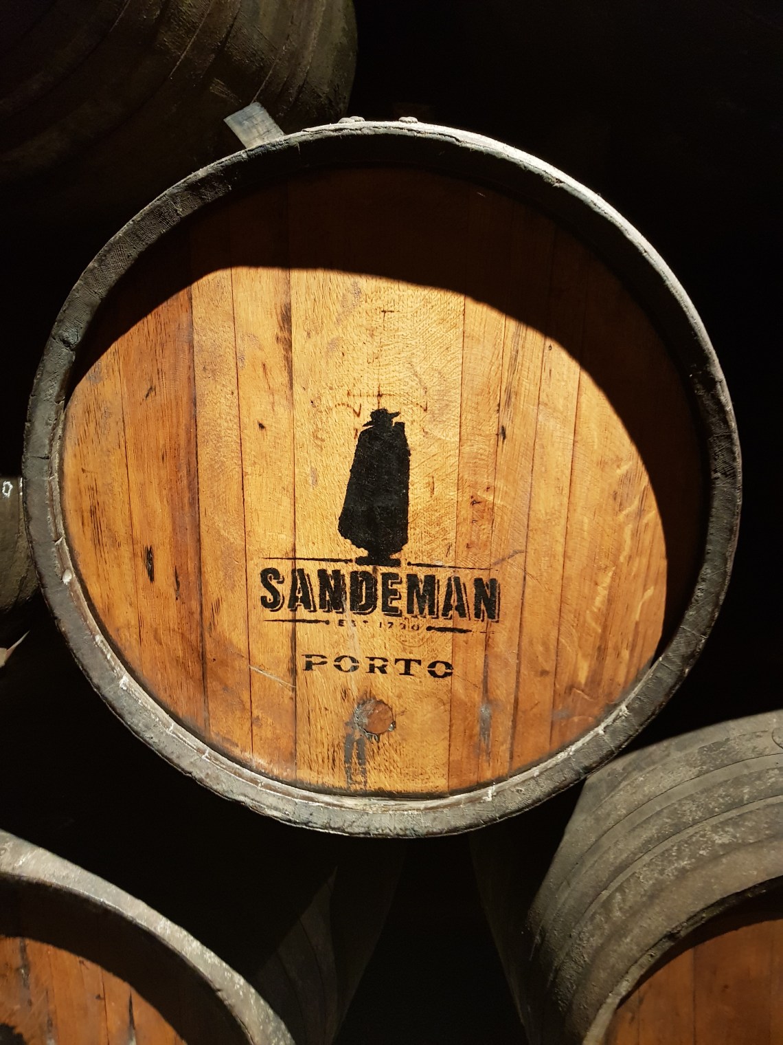 Sandeman port barrel