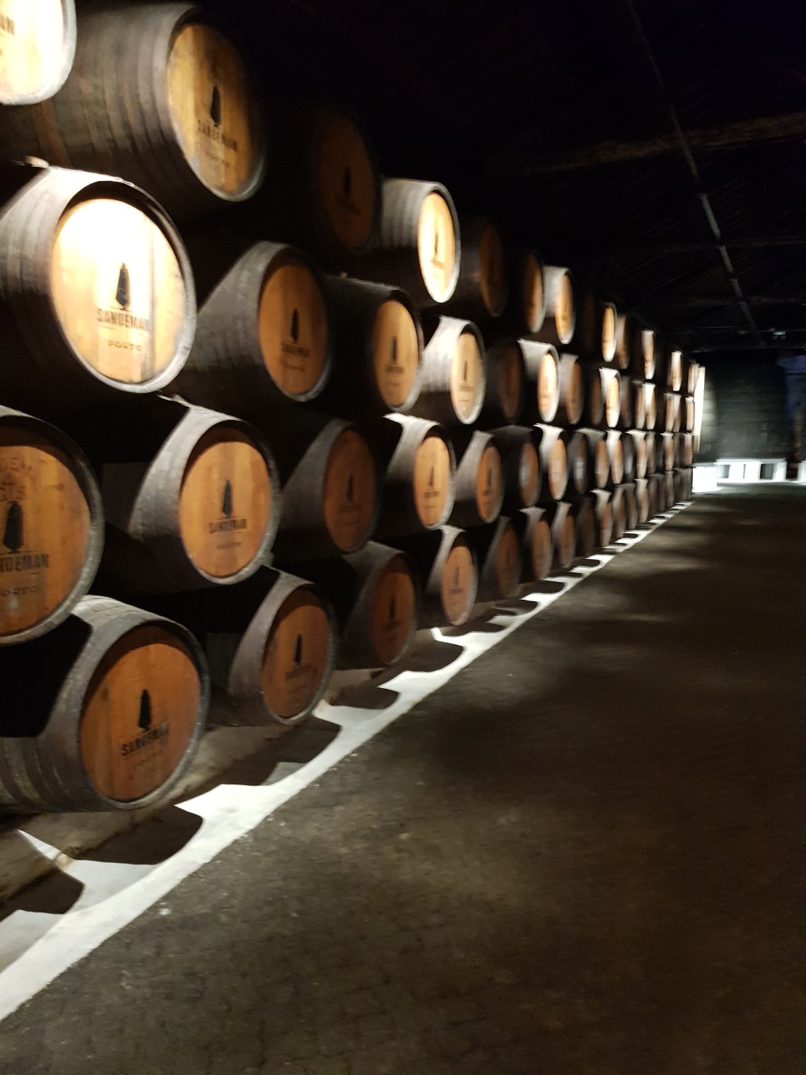 Sandeman port barrels